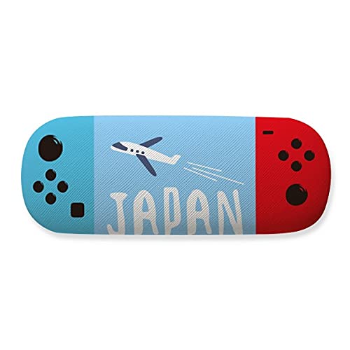 Étui à lunettes avion japonais en similicuir rigide pour bureau