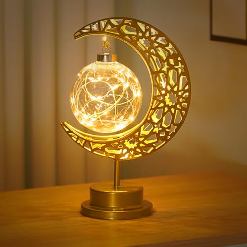 Azazaza Lampe de chevet à LED à suspendre avec support, demi-lune magique en forme de croissant de lune pour chambre à coucher
