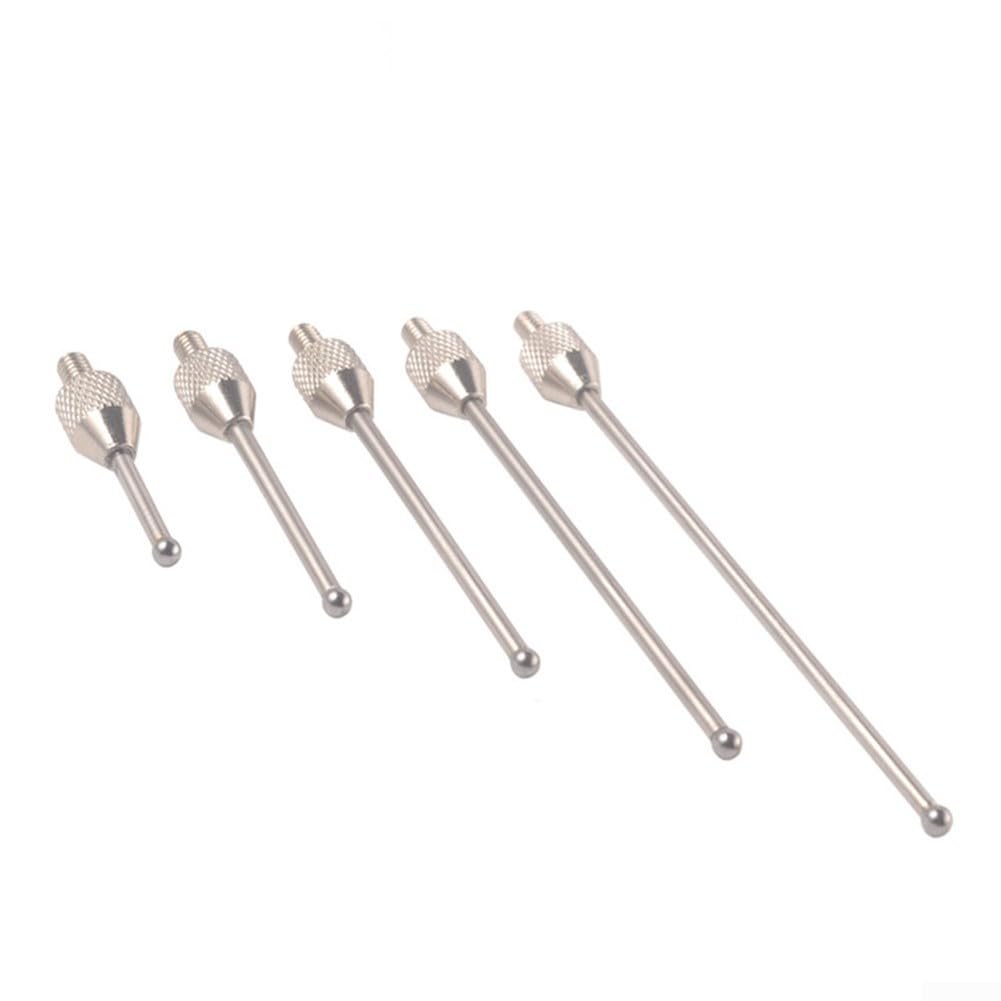 Sonda indicadora micrométrica de cabeza de acero de carbúnculo/tungsteno, precisión y precisión (tungsteno, 20 mm)