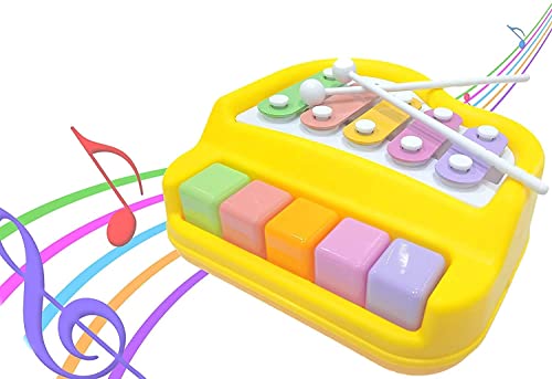 Image of Xylophone Musical Toy for Kids 8 Scale - Piano Keyboard for 1 Year Baby Boy Girl | Birthday Gift for Kids 6-12 Months | Educational Toy for Toddlers, Non-Battery (Small)