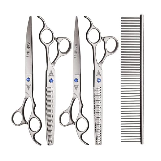 Achilles® Hondenschaar - 7 Inch Scharenset Hond- Trimschaar Voor Honden - Huisdier Knipset