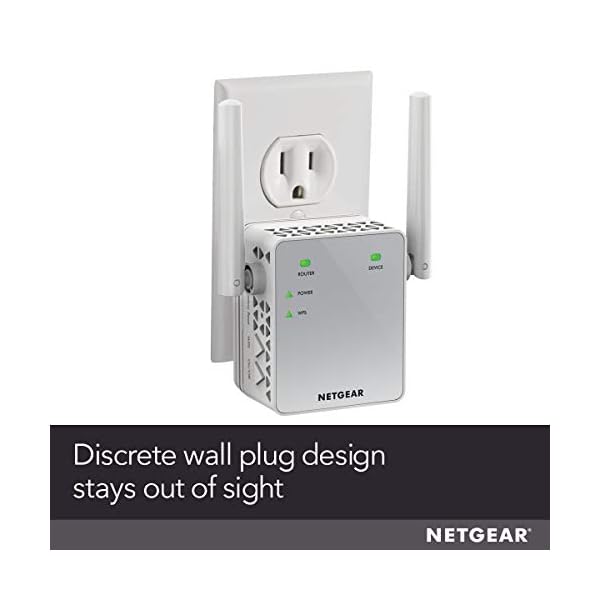 NETGEAR Wi-Fi Range Extender EX3700 - Coverage Up to 1000 Sq Ft and 15 Devices with AC750 Dual Band Wireless Signal Booster & Repeater (Up to 750Mbps Speed), and Compact Wall Plug Design - Image 4