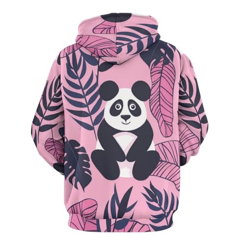Sweatshirt pullover pour homme femme imprimé panda taille S - 4