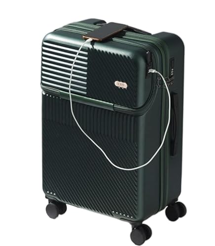 Suitcase Suitcases with USB Charging Port TSA Combination Lock Universal Wheel Luggage Suitcases Luggage(Red,26in)