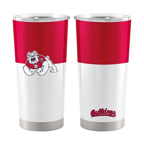 Image of Logo Brands 20 oz Powder Coat Tumbler- Insulated Tumbler with Lid for Water, Iced Tea or Coffee, Smoothie and More