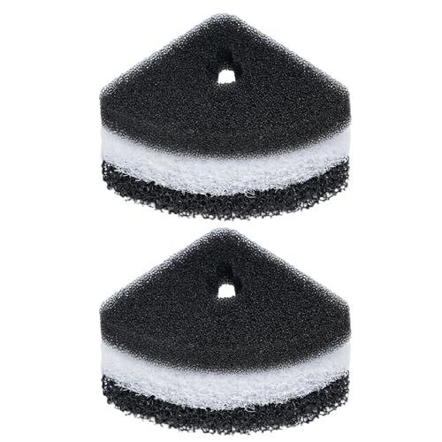 Image of AQUANEAT 6 Pcs Replacement Filter Pads for Corner Aquarium Sponge Filter