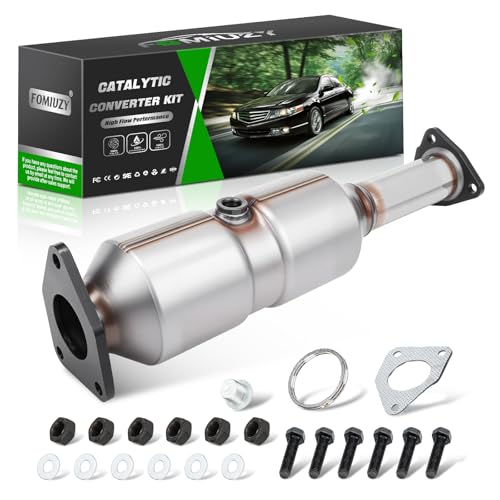 FOMIUZY Front Catalytic Converter Kit Direct-Fit Honda Accord 2003 2004 2005 2006 2007 2.4L