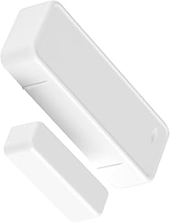 HOHXFYP Door Window Alarm Magnetic Contact Sensor, 328ft Magnetic Contact, Door Magnetic Contact Wireless Sensor Detector Switch for Home, Garage, Apartment