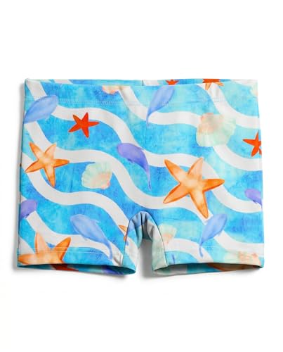 Image of City Threads Girls Swim Shorts, UPF 50+ Swim Pants for Girls, Made in USA Swimsuit Shorts