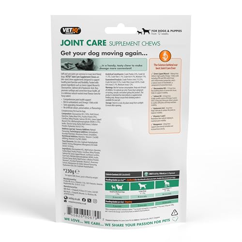 VETIQ Joint Care Supplement Chews for Dogs and Puppies Bite-sized Chew Supplements to Support Healthy Joint Structure - Image 2