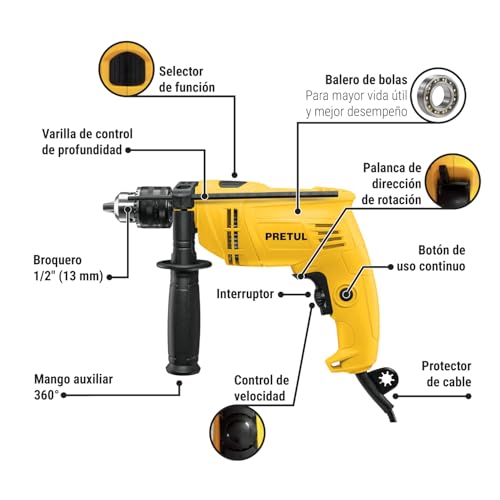 Rotomartillo Pretul 1/2 6 Imagen adicional