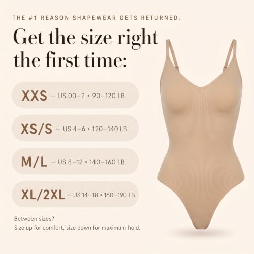 Image of herslims Tummy Control Bodysuit for Women, Seamless Sculpting Shapewear