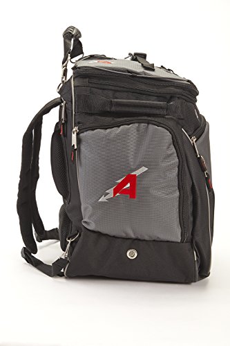 Athalon Heated Boot Bag, Grey/Black, Large #TOP4