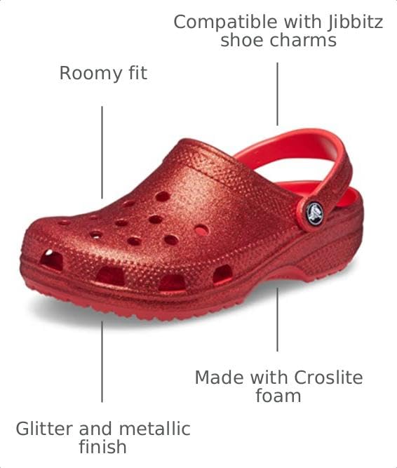 Image of Crocs Classic Clogs - Glitter