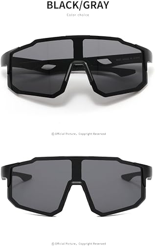 Miniatura 4 de SANPLMG UV400 - Lentes de sol deportivos para exteriores para mujeres y hombres, marco de luz para ciclismo, correr, para jóvenes, béisbol, pesca,