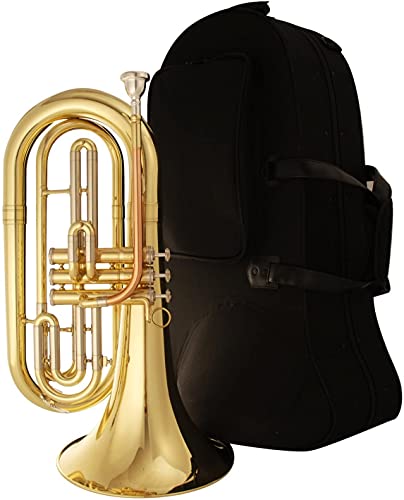 Tuyama TMB-177 Marching Baritone In Bb Small Bore (Yellow Brass Finish) Bariton 3 Perinet Valves thumb #1