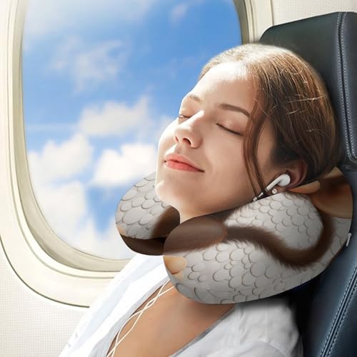 Almohada de viaje espuma viscoelástica tamaño único miniatura 3