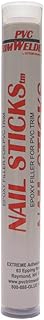 PVC TrimWelder Nail Sticks 4 Ounce, for Filling Nail Holes in PVC, Cures Off-White to Light Grey, Useful for Finishing Trim Installations as Needed - Can Be Sanded, Drilled, Sawed and Painted