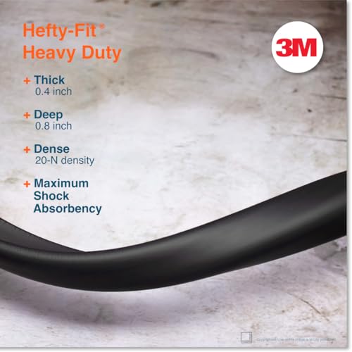 Image of Roving Cove HeftyFit Edge Protector for Baby Proofing (9ft Large Edge Only), Heavy-Duty Soft Rubber Foam Furniture Edge Bumper Guards, Desk Edge Cushion, Wall Corner Covers, 3M Adhesive, Onyx Black