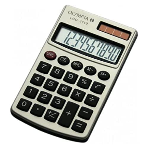 Olympia LCD1110S Calculatrice Argent