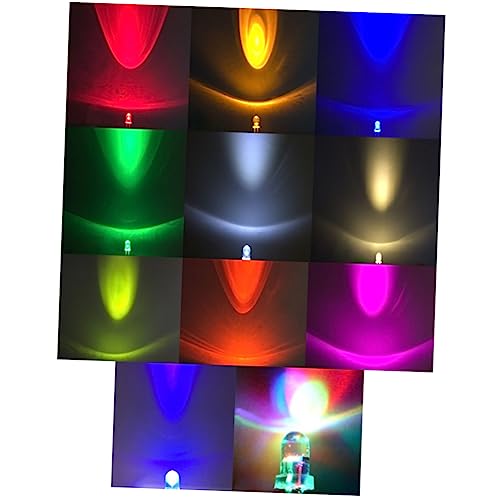 SEWOART 50 Unidades Lâmpada De Led Brinquedos Rc Led Emitindo Luz Diodos Led Luz Brinquedo Rc Lâmpad