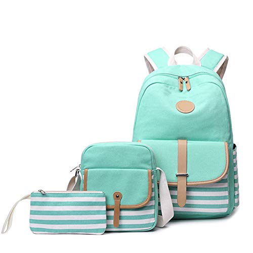 KoToTip 3PC Mochila para Portátil Mochila Escolares Juveniles Mochila Escolar Viaje Mochila al Aire Libre para Mochila Niña Escolar Niñas Mochilas Escolares Niñas Adolescentes