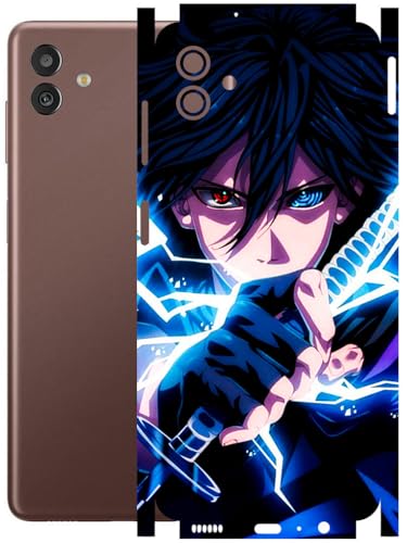 Image of AtOdds - Full Body Back Screen Guard Protector Film - Lamination Wrap Skin Sticker Compatible with Samsung Galaxy M13 (5G) | Scratchproof Matte Finish (Anime 42)