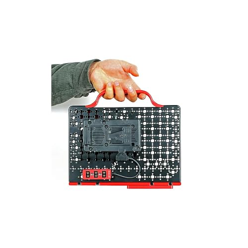Placa V-mount con divisor Dtap y roscas de un cuarto para batería 5