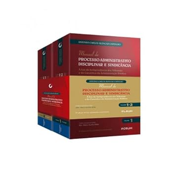 Capa do livro Manual de Processo Administrativo e Sindicância - 2 Volumes