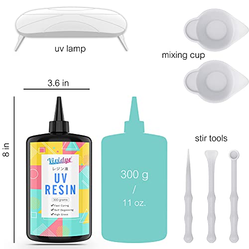 Resina UV Cristal Transparente 300g para Joyas DIY - Fernando Cortés Resina UV Cristal Transparente 300g para Joyas DIY - Fernando Cortés