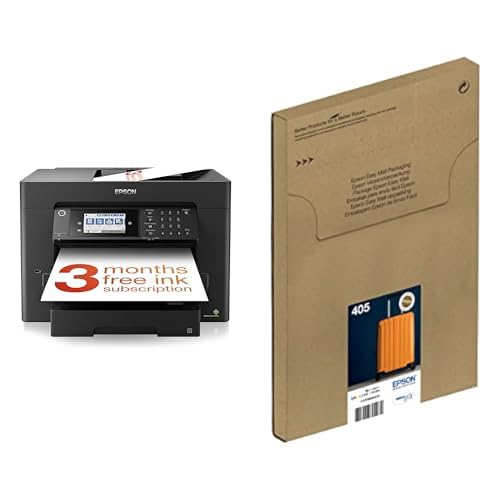 Epson WorkForce WF-4840 pour éviter les pannes d'encre grâce au pack de recharges inclus