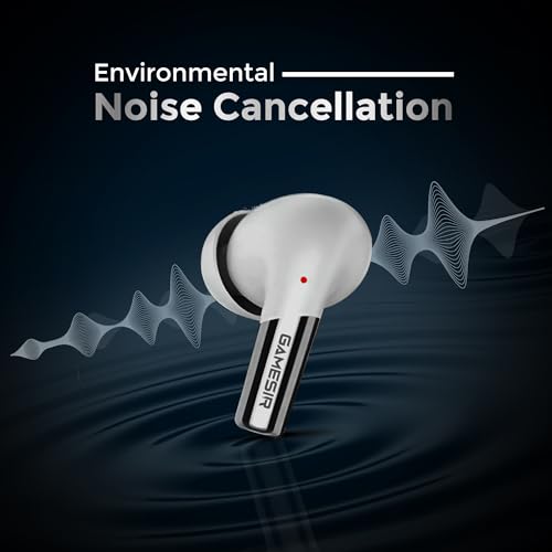 Image of GameSir Fusionbeatx Pro Wireless Noise Cancelling In Earbuds-Sound Optimize, 42H Playtime, 45Ms Low Latency, 12Mm Bass Drivers, Zen Enc Mic, Ipx5 Water Resistance, Bluetooth 5.3, Type-C Charging(Grey)