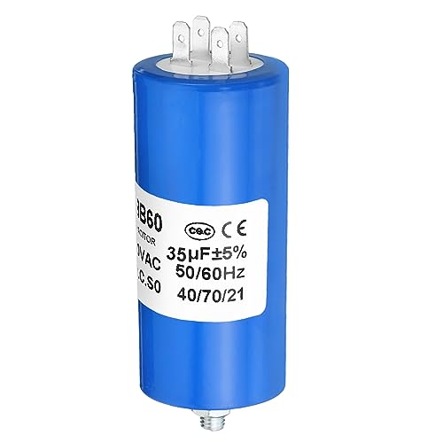 Condensateur démarrage CBB60 35uf cylindrique haute stabilité AC 250V 4 broches