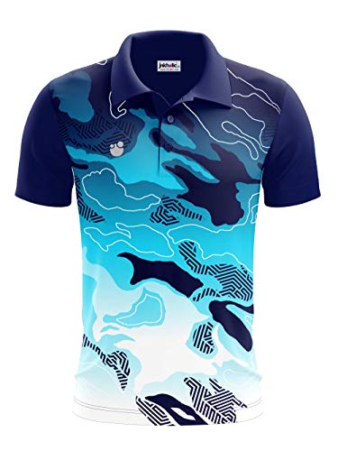 Image of Inkholic Men's Regular Fit Collar Sports Jersey Combo Pack of 3