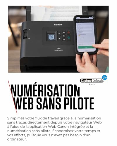 Canon imageFORMULA DR S250N Alimentation papier de scanner 600 x 600 DPI A4 Neuf - vue 6