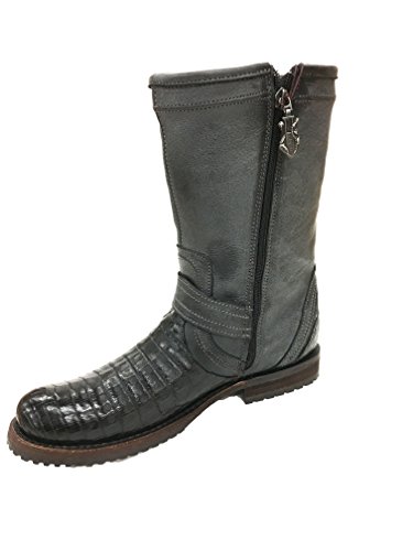 Cuadra Biker Crocodile Boot 2E09Fy (9 D(M) Us, Black) #TOP1