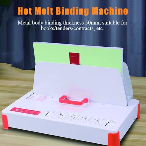 Machine à reliure thermique pour assembler 500 feuilles de rapports A4