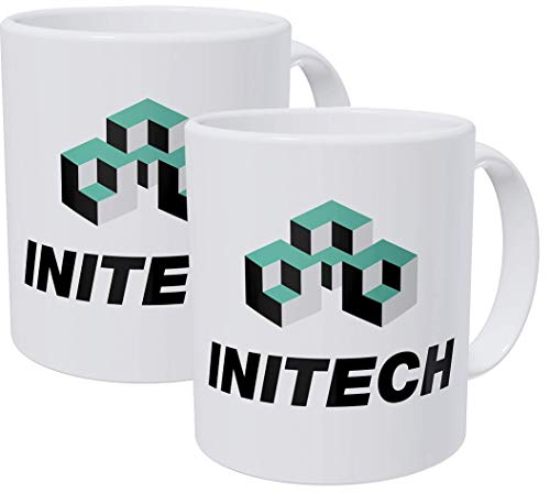Willcallyou Pack of 2 Initech the Office 11 Ounces Funny White Coffee Mug