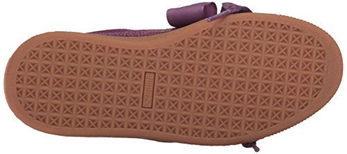 Puma Unisex-Kids Suede Heart Snk,Dark Purple/Dark Purple,5.5 M Us Big Kid #TOP3