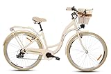 4️⃣ VOLLAUSGESTATTET – MIT RATTANKORB & LED-BELEUCHTUNG – Gepäckträger, Schutzbleche und moderne LED-Beleuchtung (vorne & hinten) machen das Fahrrad perfekt für den Alltag. Der stilvolle Rattankorb mit Stoffeinsatz bietet praktischen Stauraum für Einkäufe oder persönliche Gegenstände.
