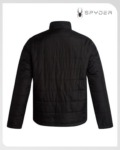 Image of Spyder Mens Ski Jacket - 3-in-1 System Snow Waterproof Winter Jackets for Men - Mens Snowboard Jacket with Detachable Hood