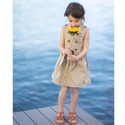 Image of Kiderence Toddler Girls Sandals Little Girls Kids Summer Shoes Toddler Sandals