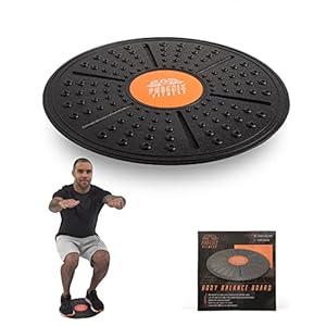 Phoenix Fitness Body Balance Board – Non-Slip Round Wobble Board – 36cm Training Balance Board Perfect for Core Strength, Balance, Rehabilitation, Stability, Physio Therapy and Coordination