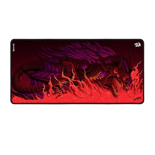Mousepad Gamer Redragon Infernal Dragon Seiryu Vermelho 880x420