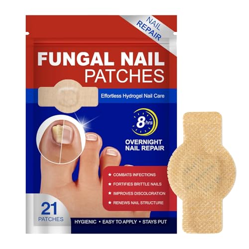 21 toppe per il trattamento delle unghie a fungo, extra forti, multiuso per la riparazione delle unghie dei piedi, antifungini