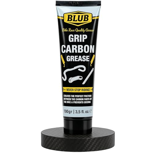 BLUB Grip Carbon Grease - Grasso carbonio bicicletta per montaggio componenti | Grasso montaggio bici per parti in carbonio e alluminio | Riduce il rumore e previene la corrosione
