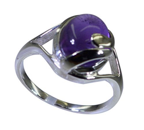 Bague en argent et améthyste pour femme disponible de la taille I à R