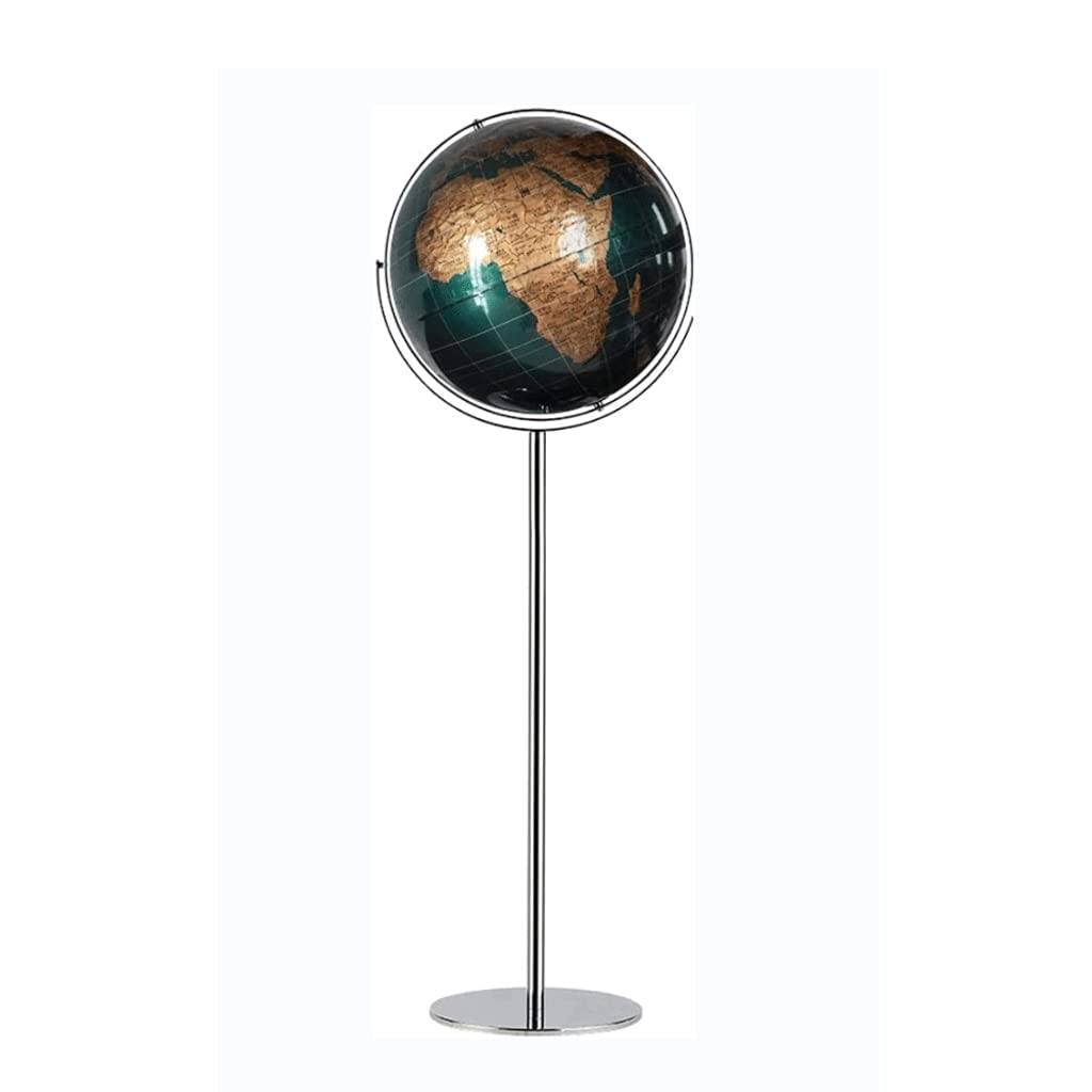 High End Luminous Classic Globe, 17" Diameter - Light Up Earth World Globe Floor Standing Adult Kids Night Light Home Decor