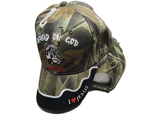 D.O.G. Depend On God Christian Dog Cap miniatura 1
