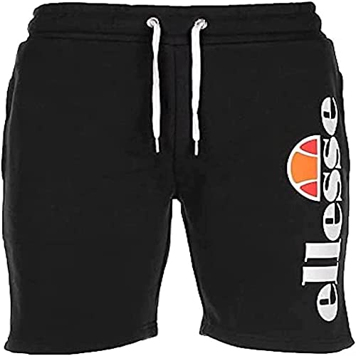 Ellesse Herren Bossini Fleece Shorts, Schwarz, M EU